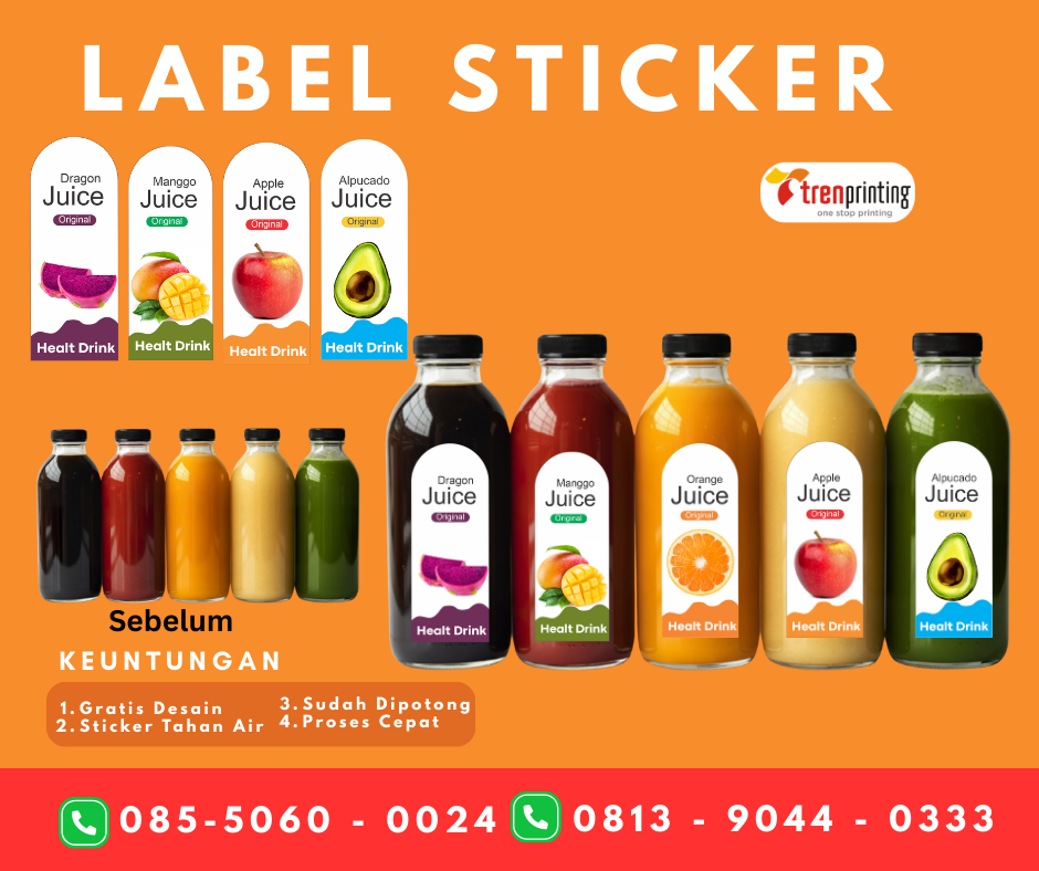 cetak stiker label UMKM Semarang berkualitas StikerLabelku